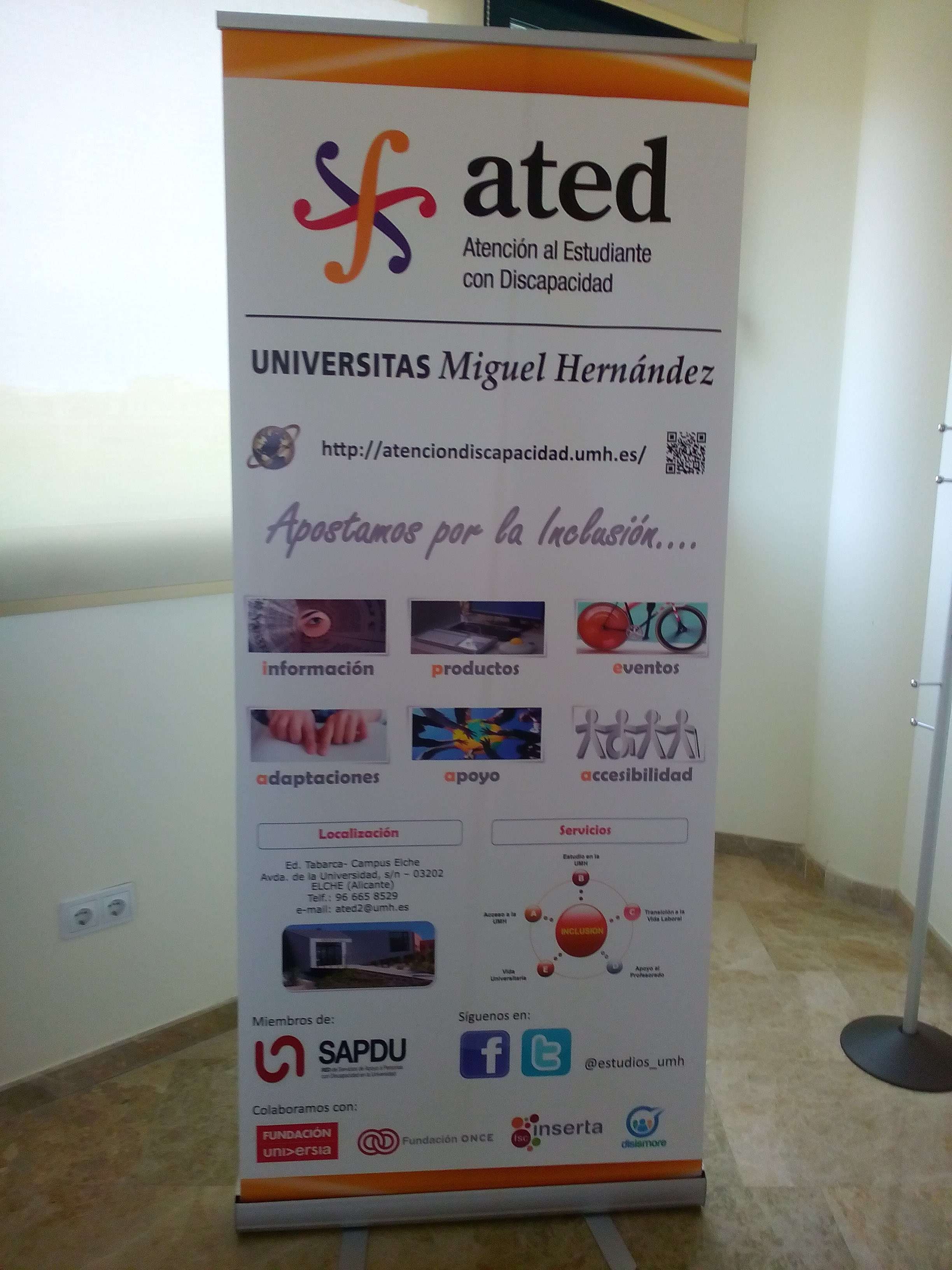 Cartell de la Universitat Miguel Hernández d'elx